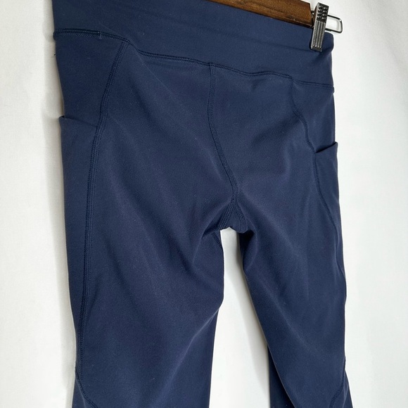 Athleta Blue Leggings High Waist Ankle Length - Picture 5 of 7